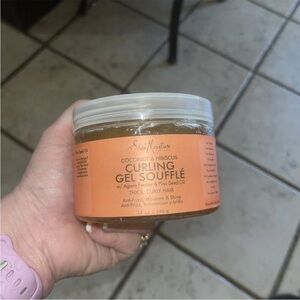 Shea Moisture Curling Gel Soufflé with Orange Label